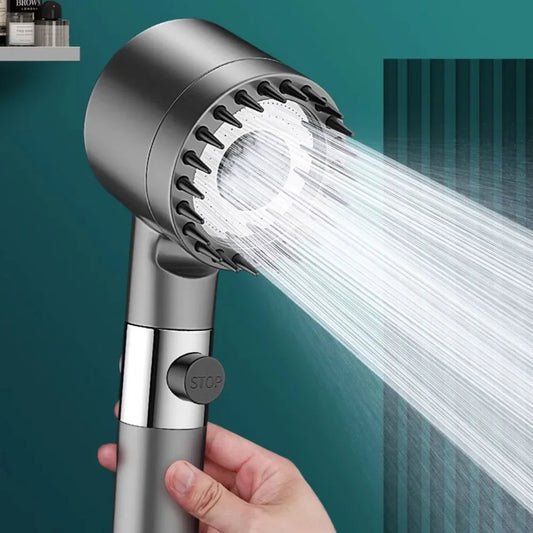 High Pressure Shower Head - Powerful Water Saving Spray